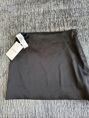Sunday Best Black Mini Skirt - Sleek A-Line Silhouette
